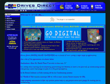 Tablet Screenshot of drivesdirect.co.uk